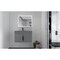 Castello Usa Amazon 30-inch Gray Left Vanity Set with Gray Top and Black Handles CB-MC-30G-BL-2056L-GR - alternate 3